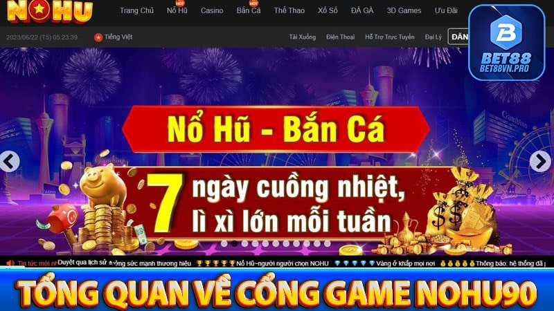 Sơ lược tổng quan về cổng game nohu90 